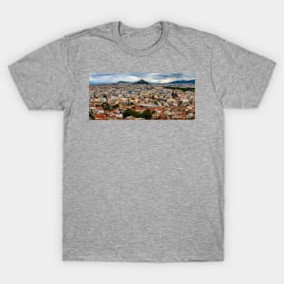 Colourful Athens Beneath a Turbulent Sky T-Shirt